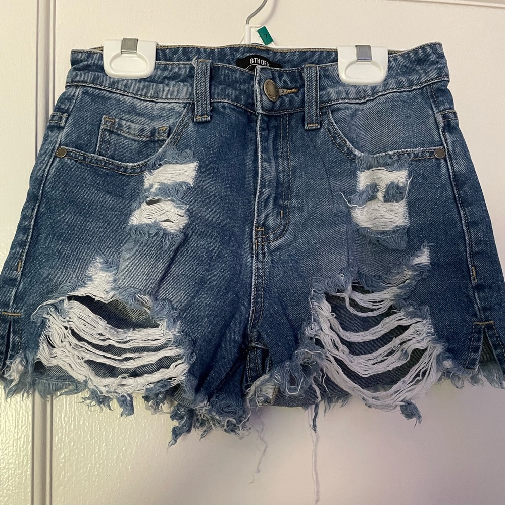High Waisted Jean Shorts